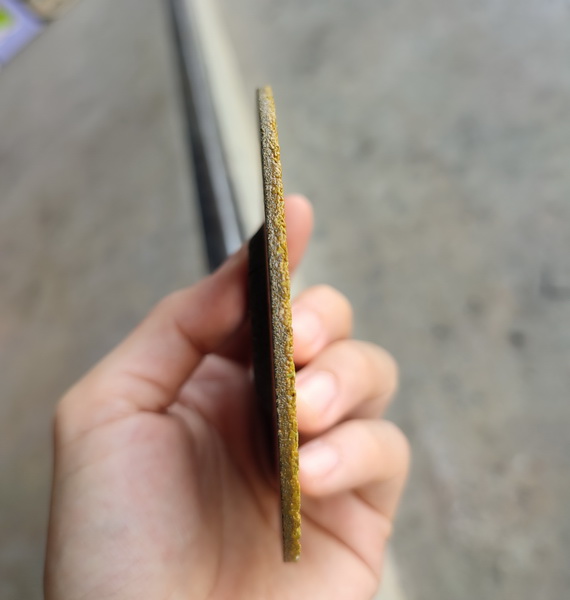 แผ่นเจียร์ CUBITRON II 3M 4X3 (สีทอง) #36