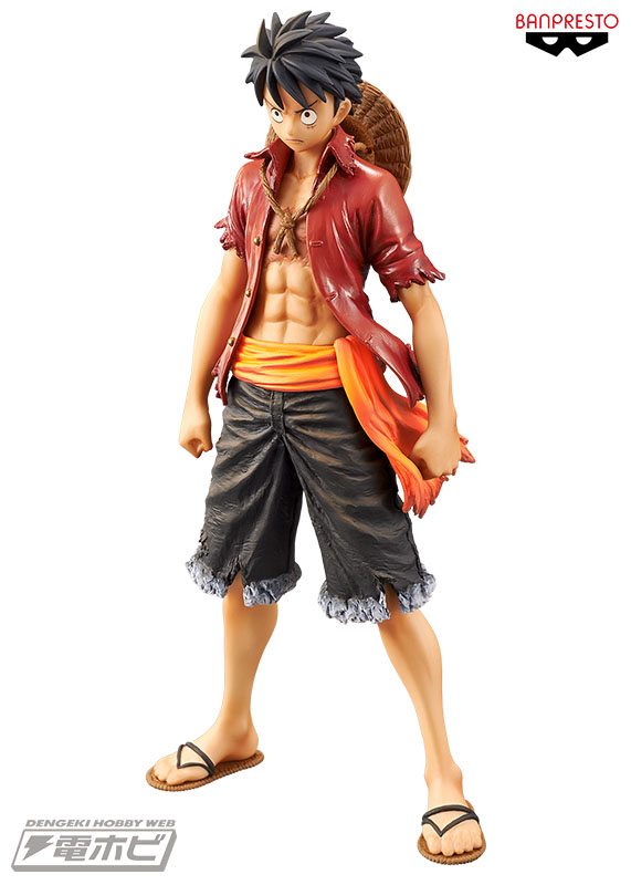 Luffy Stampede ของแท้ JP แมวทอง - Grandline Men Banpresto [โมเดลวันพีช]