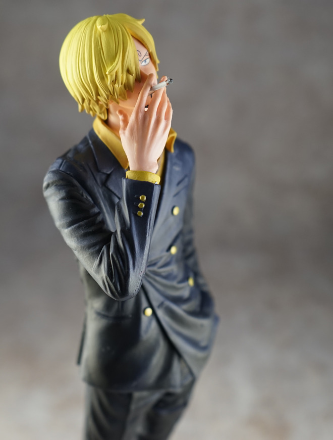 Sanji ของแท้ JP แมวทอง - King of Artist Banpresto [โมเดลวันพีช]
