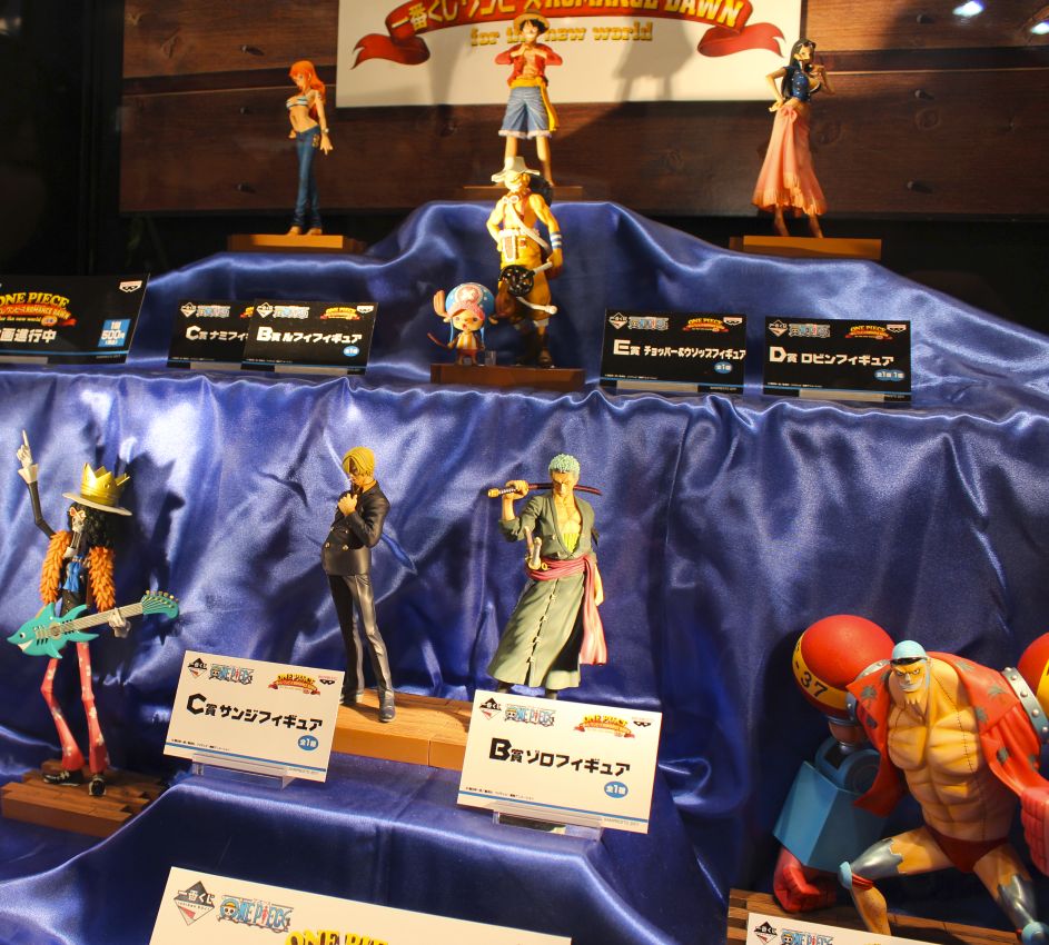 Straw Hat Pirates New World Set ของแท้ JP แมวทอง - Ichiban Kuji Banpresto [โมเดลวันพีช] (9 ตัว + เรือ)