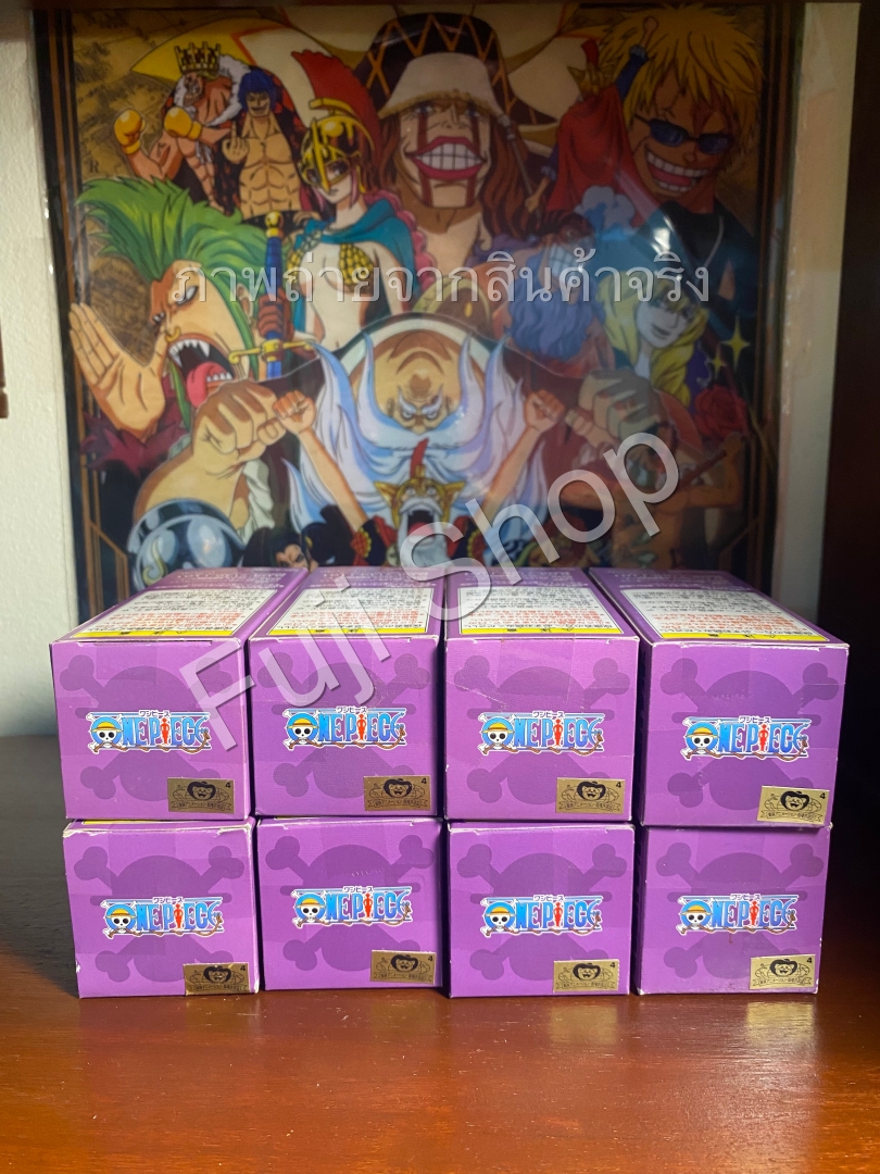 Whitebeard & Shanks Pirate Set ของแท้ JP แมวทอง - WCF Banpresto [โมเดลวันพีช] (8 ตัว)