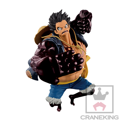 Luffy Gear 4 ของแท้ JP แมวทอง - Scultures Banpresto [โมเดลวันพีช]