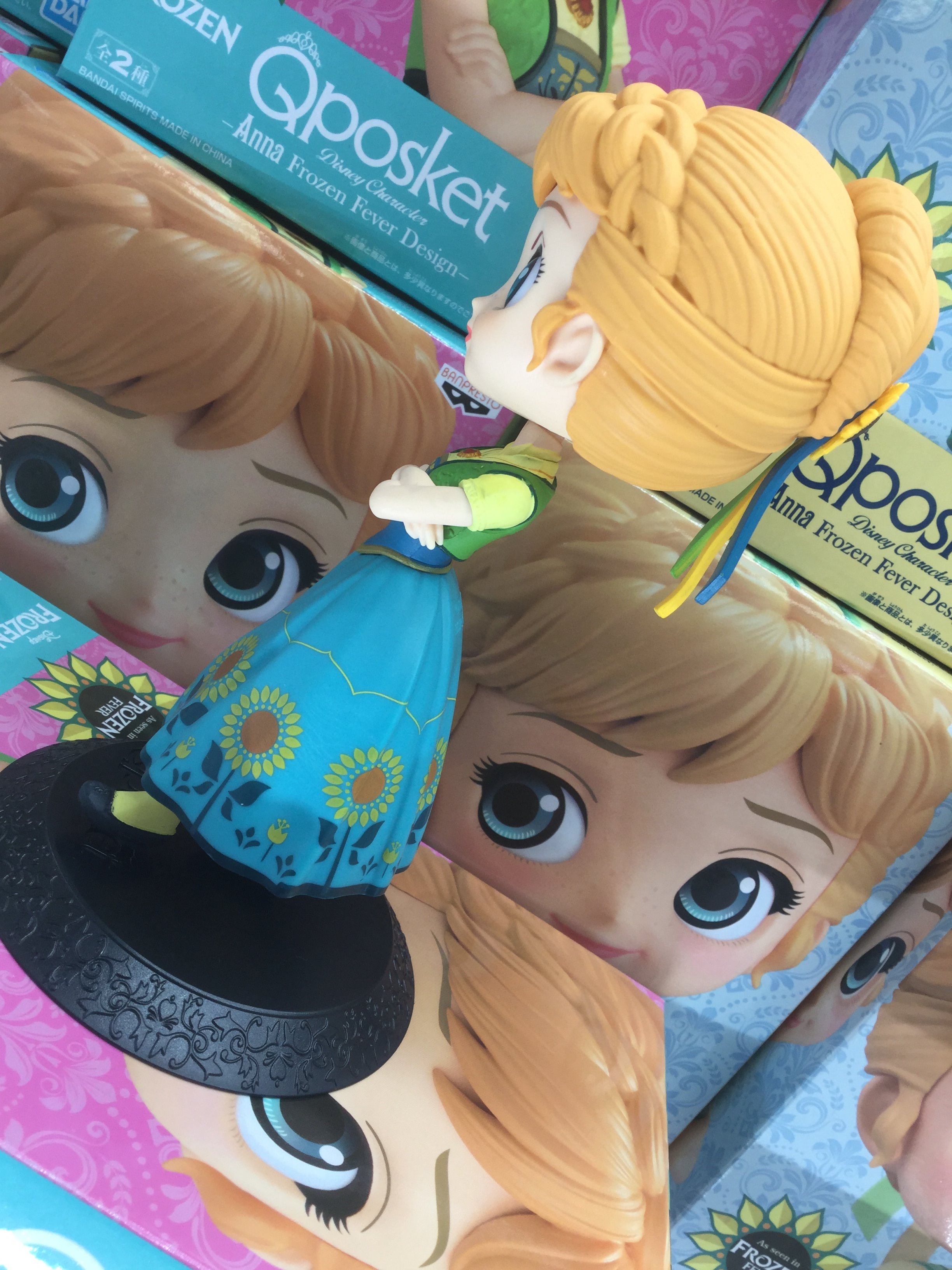 Anna Fever Design - Normal Color ของแท้ JP - Q Posket Banpresto [โมเดล Disney]