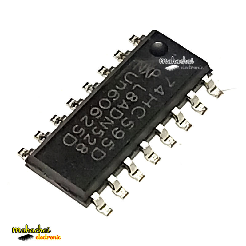 74HC595D 74HC595 SOP-16 8-bit serial-in, serial or parallel-out shift register with output latches; 3-state