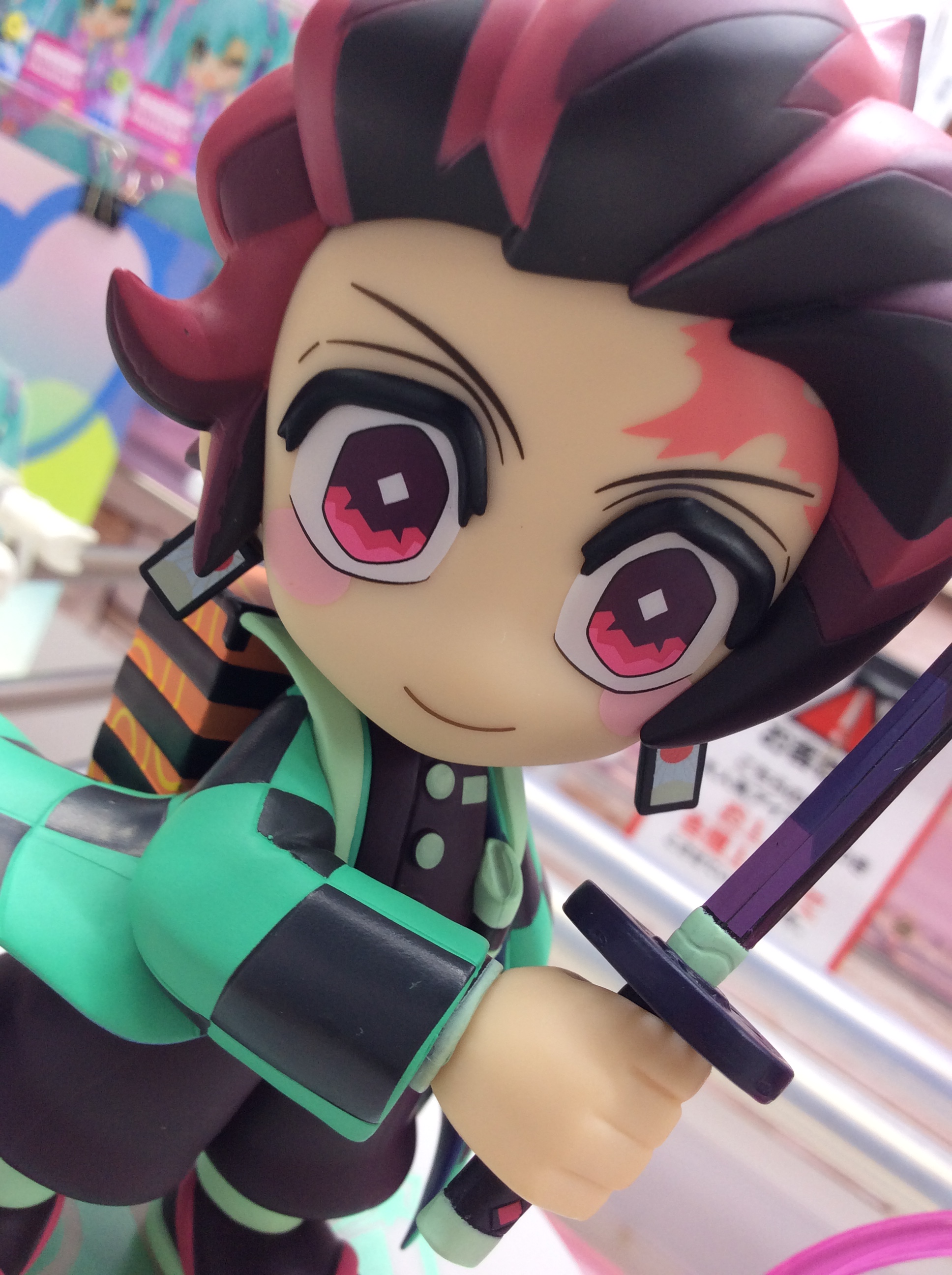 Tanjiro Cartoon Color ของแท้ JP - Toonize FuRyu [โมเดล Demon Slayer]