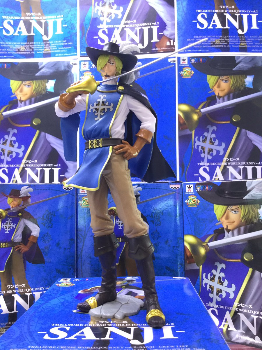 Sanji ของแท้ JP แมวทอง - Treasure Cruise World Journey Banpresto [โมเดลวันพีช]