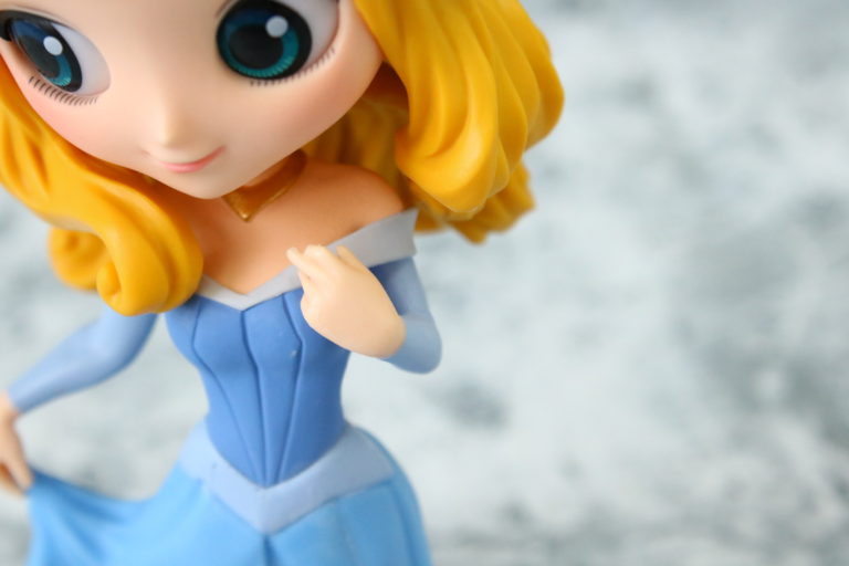 Aurora - Pastel Color ของแท้ JP - Q Posket Banpresto [โมเดล Disney]