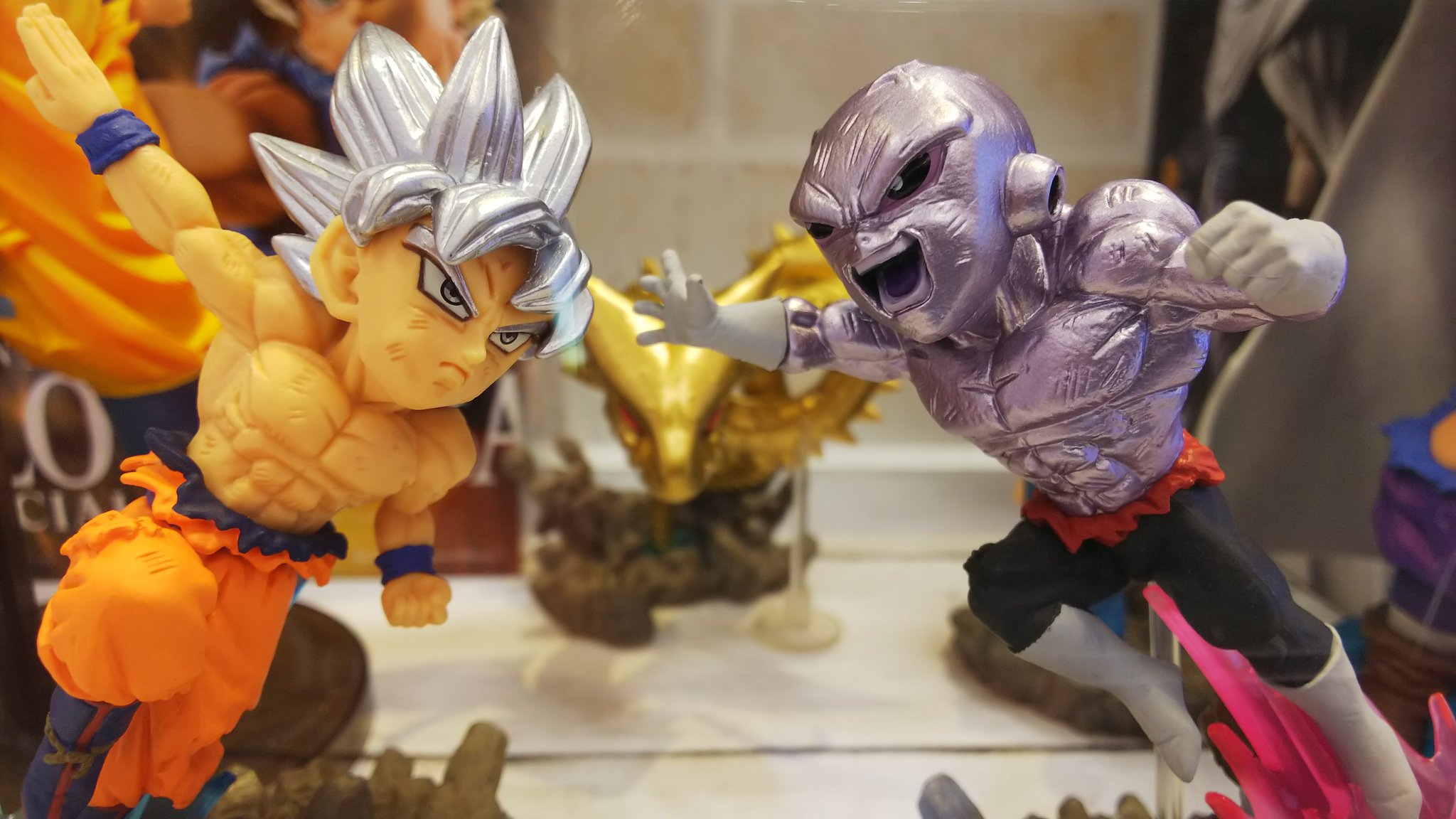 Goku Ultra Instinct ของแท้ JP แมวทอง - WCD Banpresto [โมเดลดราก้อนบอล]