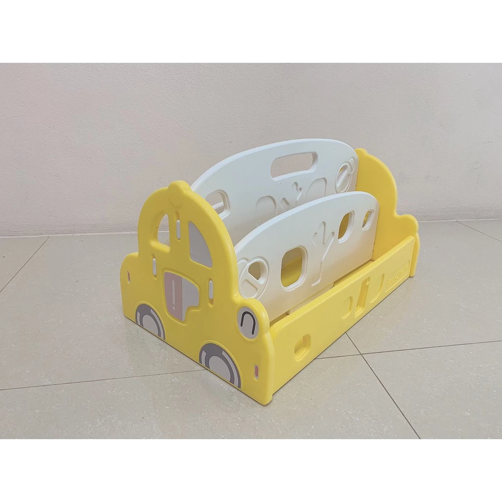 ตะกร้าหนังสือรถยนต์,ชั้นวางหนังสือ2ชั้น,เฟอร์นิเจอร์เด็ก,ชั้นใส่หนังสือ ขนาด 34x66x72 ซม.