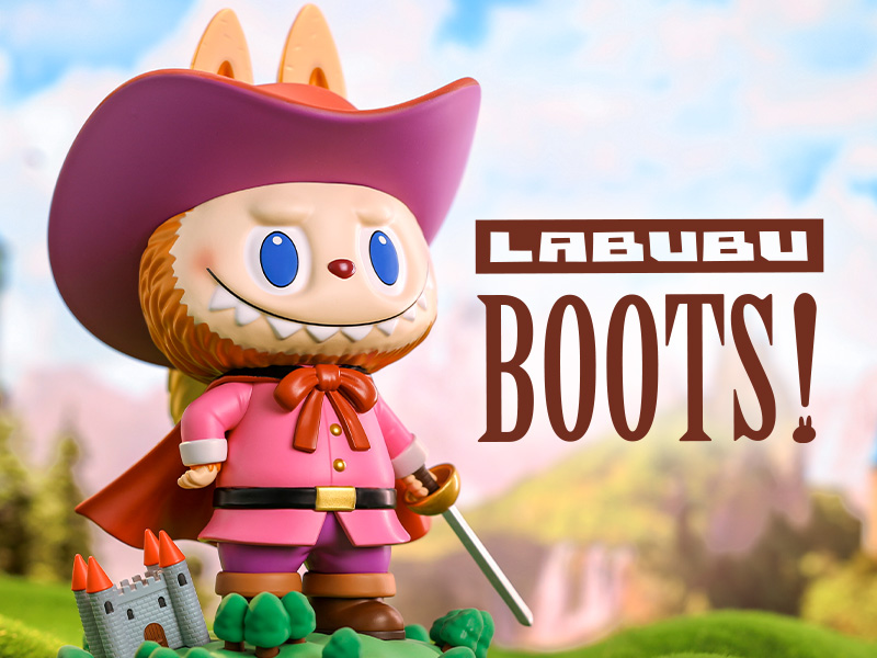 Labubu Boots The Monsters - 200% - ของแท้ - Pop Mart [โมเดลลาบูบู้] (สินค้าพร้อมส่ง)