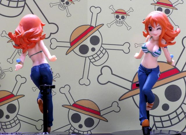 Nami Extra Version ของแท้ JP แมวทอง - Half Age Characters Bandai [โมเดลวันพีช]