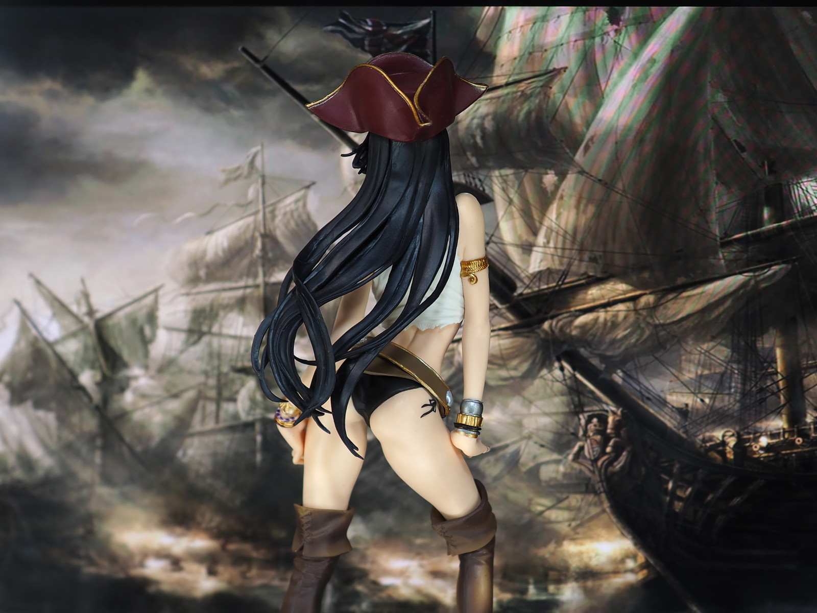 Boa Hancock ของแท้ JP แมวทอง - Flag Diamond Ship Banpresto [โมเดลวันพีช]