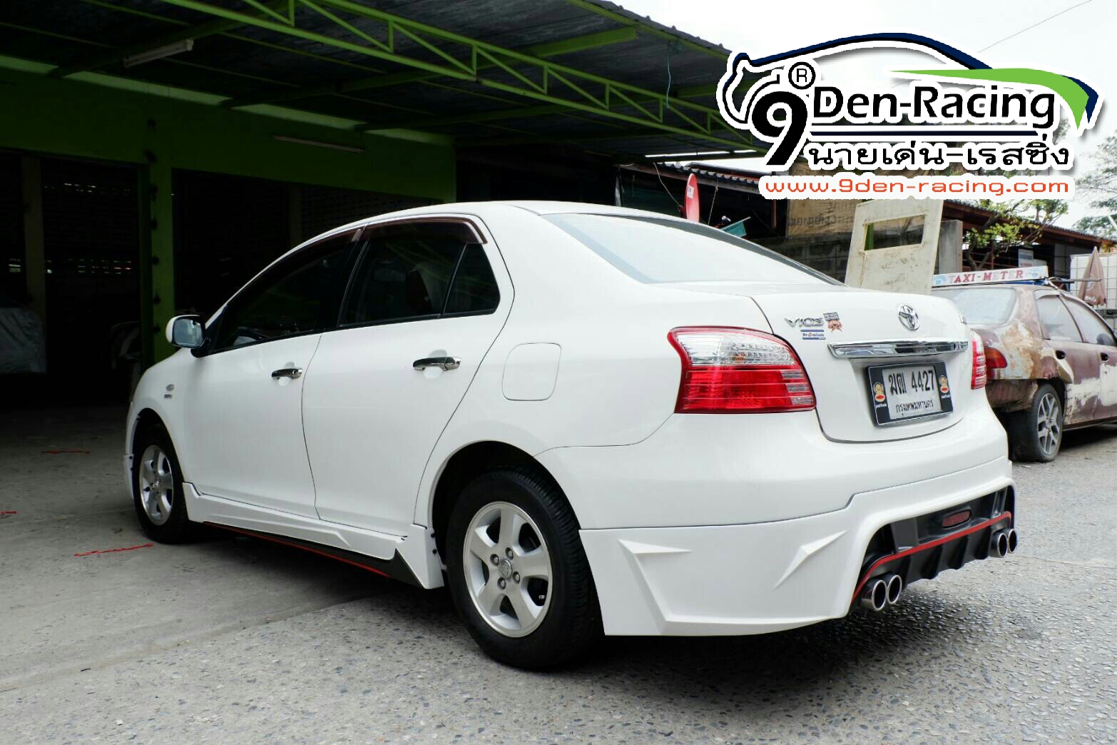 2.9DEN-PS VS TOYOTA VIOS 2007-2012 [สปอร์ตดูโดดเด่น เติมเต็มด้วยท่อคู่แฝดแยกอิสระทั้งซ้ายและขวา กับเหลี่ยมมุมตัดชิ้นงานสดุดสายตาผู้ชม]