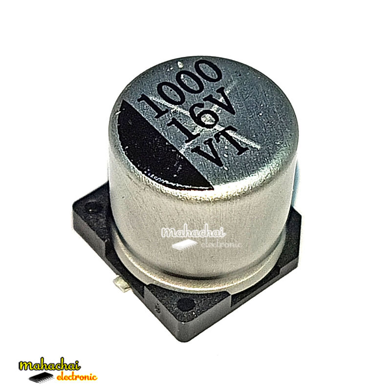 16V1000UF ขนาด 10*10.5MM ตัวเก็บประจุอลูมิเนียมอิเล็กโทรไลต์ 1000 uf 16 v