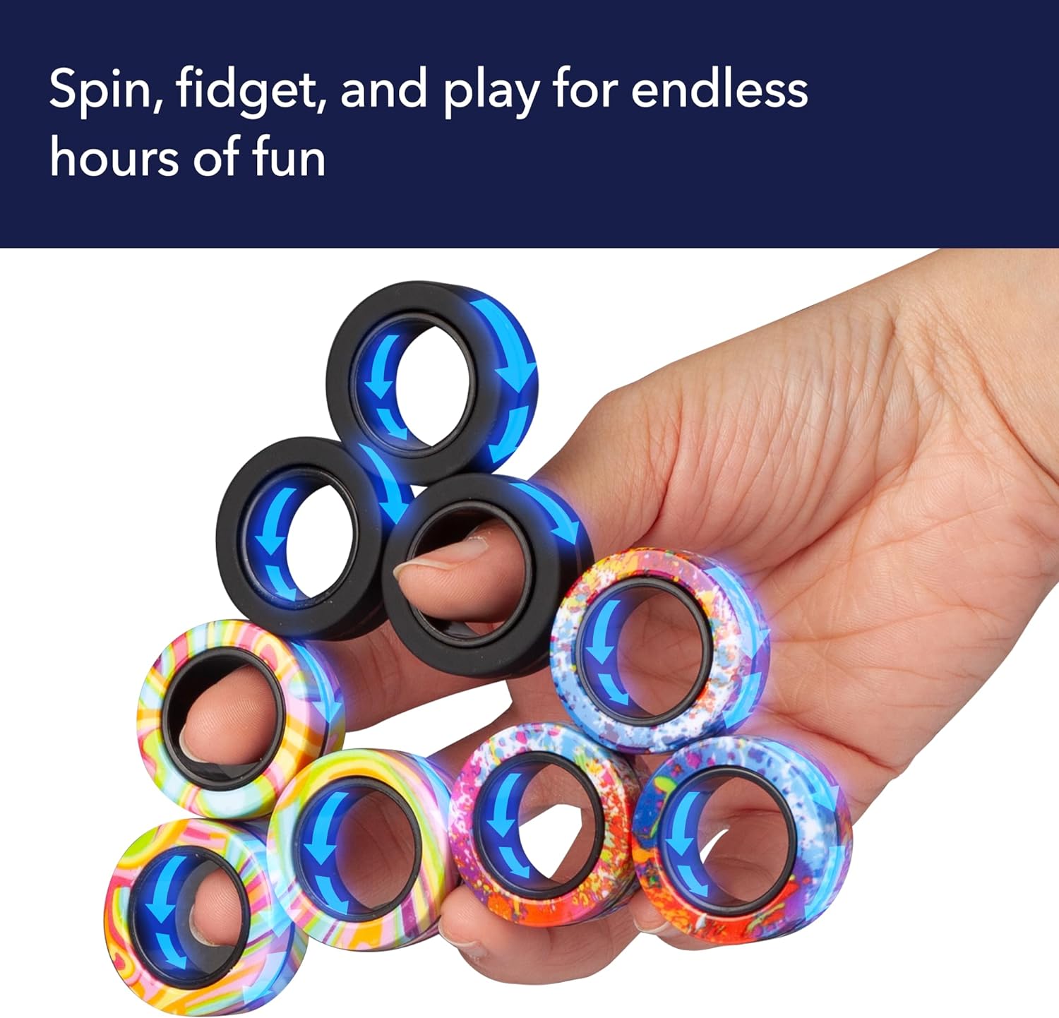 Magnetic Fidget Rings ของแท้ USA - BunMo [ สินค้าพร้อมส่ง ]