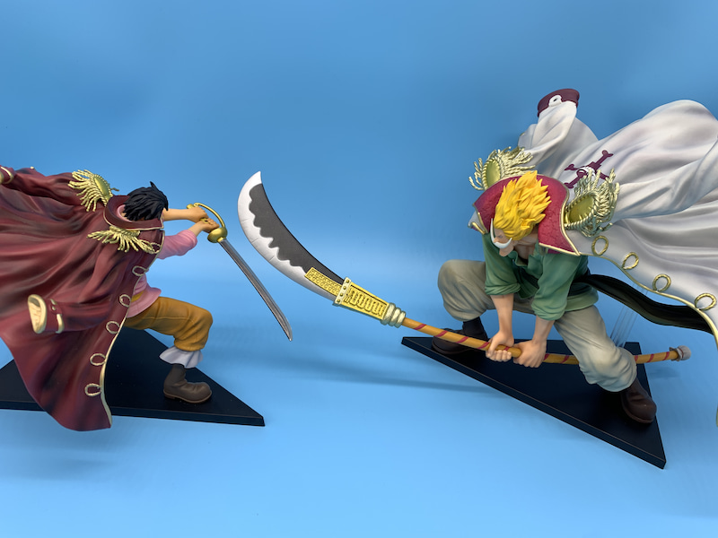 Gol D Roger VS Edward Newgate ของแท้ JP แมวทอง - Ichiban Kuji Banpresto [โมเดลวันพีช] (2 ตัว)