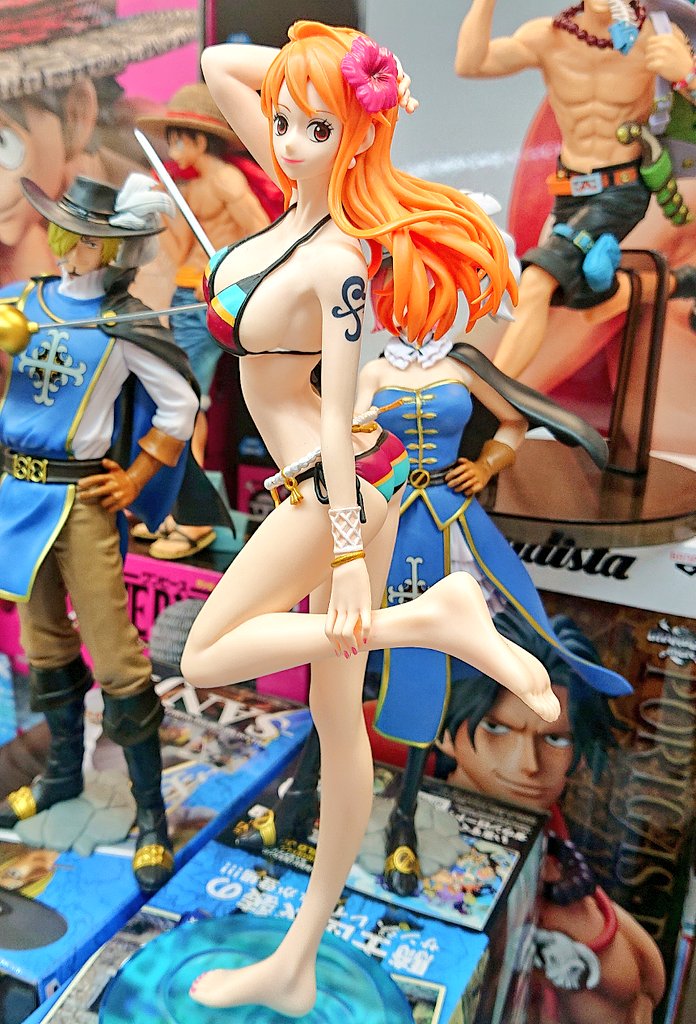 Nami Color Walk Style ของแท้ JP แมวทอง - Glitter & Glamours Banpresto [โมเดลวันพีช]