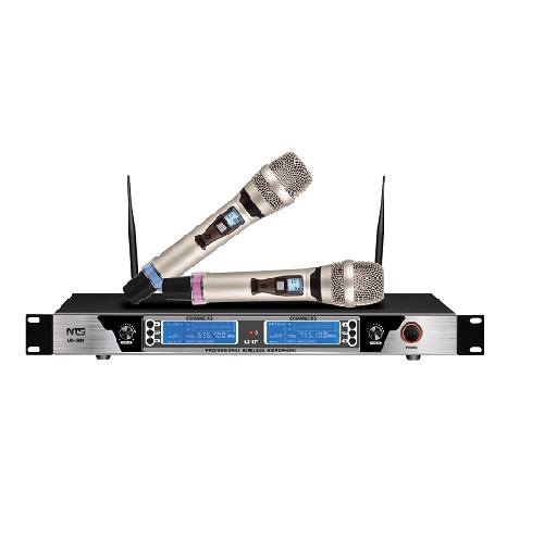 ไมโครโฟนไร้สาย NTS UD-800 Dual Wireless Microphone