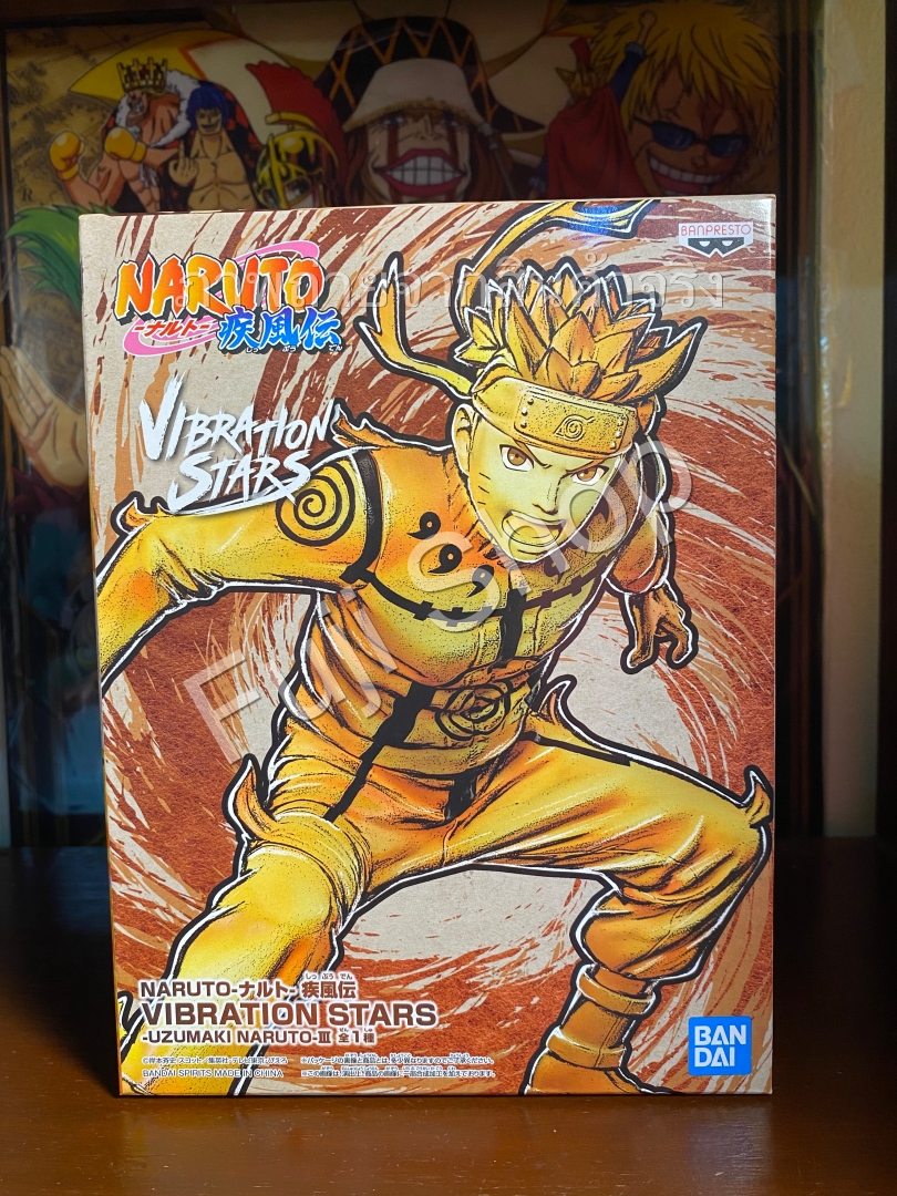 Naruto Nine-Tails Chakra Mode ของแท้ JP - Vibration Stars Banpresto [โมเดลนารูโตะ]