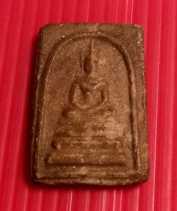 พระสมเด็จเนื้อผงน้ำมัน 3ชั้น หูบายศรี พระแท้เก่าไม่ทราบที่