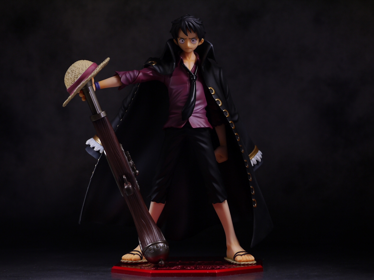 Luffy Strong World ของแท้ JP แมวทอง - POP Megahouse [โมเดลวันพีช]