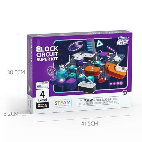 เกมกระดานเกี่ยวกับวงจรอิเล็กทรอนิกส์ Block Circuit Super Kit , ของเล่นเสริมพัฒนาการ, ของเล่นเด็ก, สื่อการสอน , พร้อมส่ง
