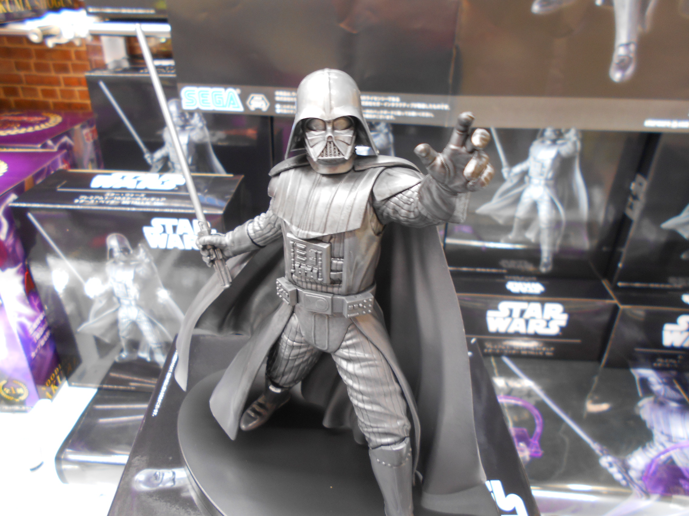 Darth Vader Metallic Version ของแท้ JP - Premium 1/10 Scale Figure Sega [โมเดล Star Wars]