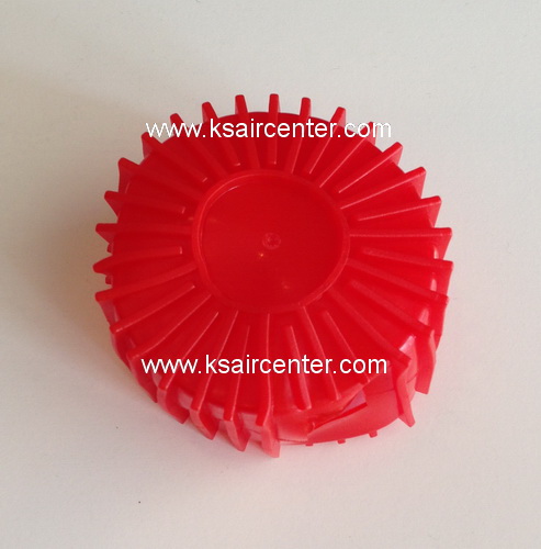 ยางกันกระแทก หุ้มหัวเกจ สีแดง (รหัสสินค้า 001068)