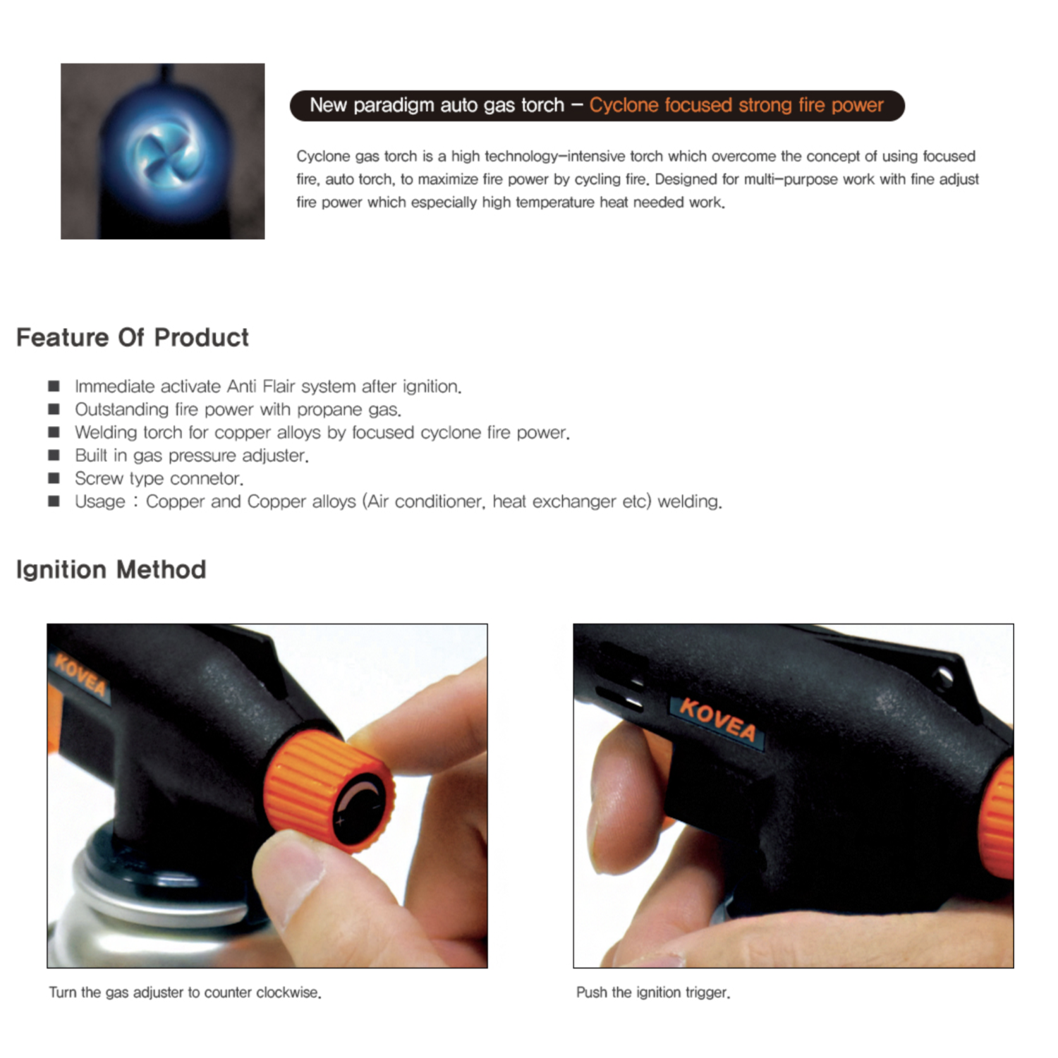 Propane Cyclone Torch