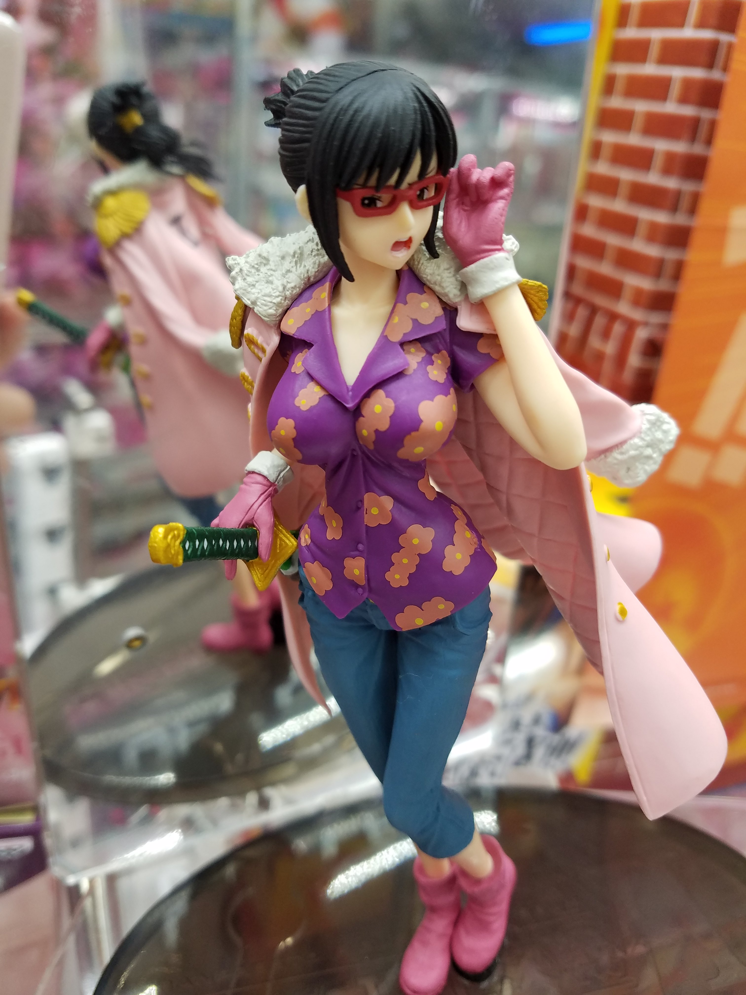 Tashigi ของแท้ JP แมวทอง - Scultures Banpresto [โมเดลวันพีช]