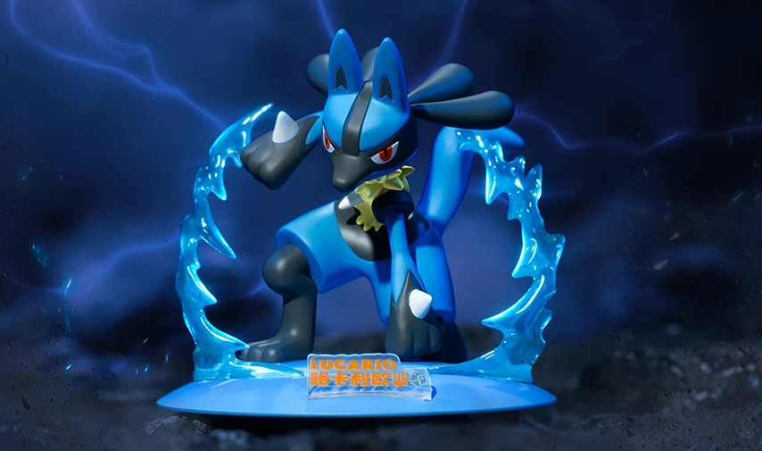 Lucario ของแท้ - Prime Figure Mini Funism [โมเดลโปเกมอน]