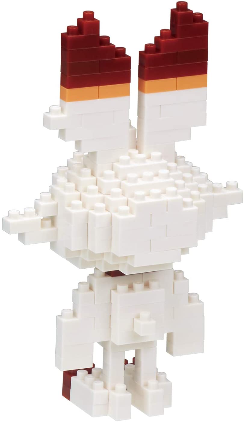 Scorbunny (แบบประกอบ) ของแท้ JP - Nanoblock Kawada [เลโก้โปเกมอน]