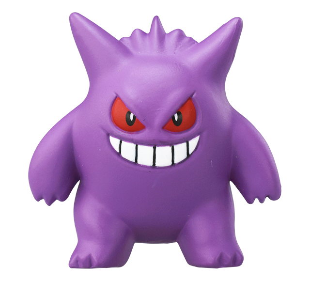 Gengar ของแท้ JP - Monster Collection Takara Tomy [โมเดลโปเกมอน]