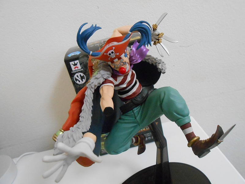 Buggy ของแท้ JP แมวทอง - Scultures Banpresto [โมเดลวันพีช]