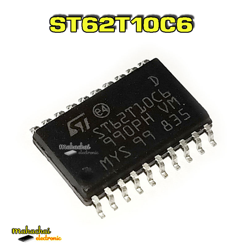 ST62T10C6 SOP-20 8-BIT OTP/EPROM MCUs WITH A/D CONVERTER, OSCILLATOR SAFEGUARD, SAFE RESET AND 20 PINS