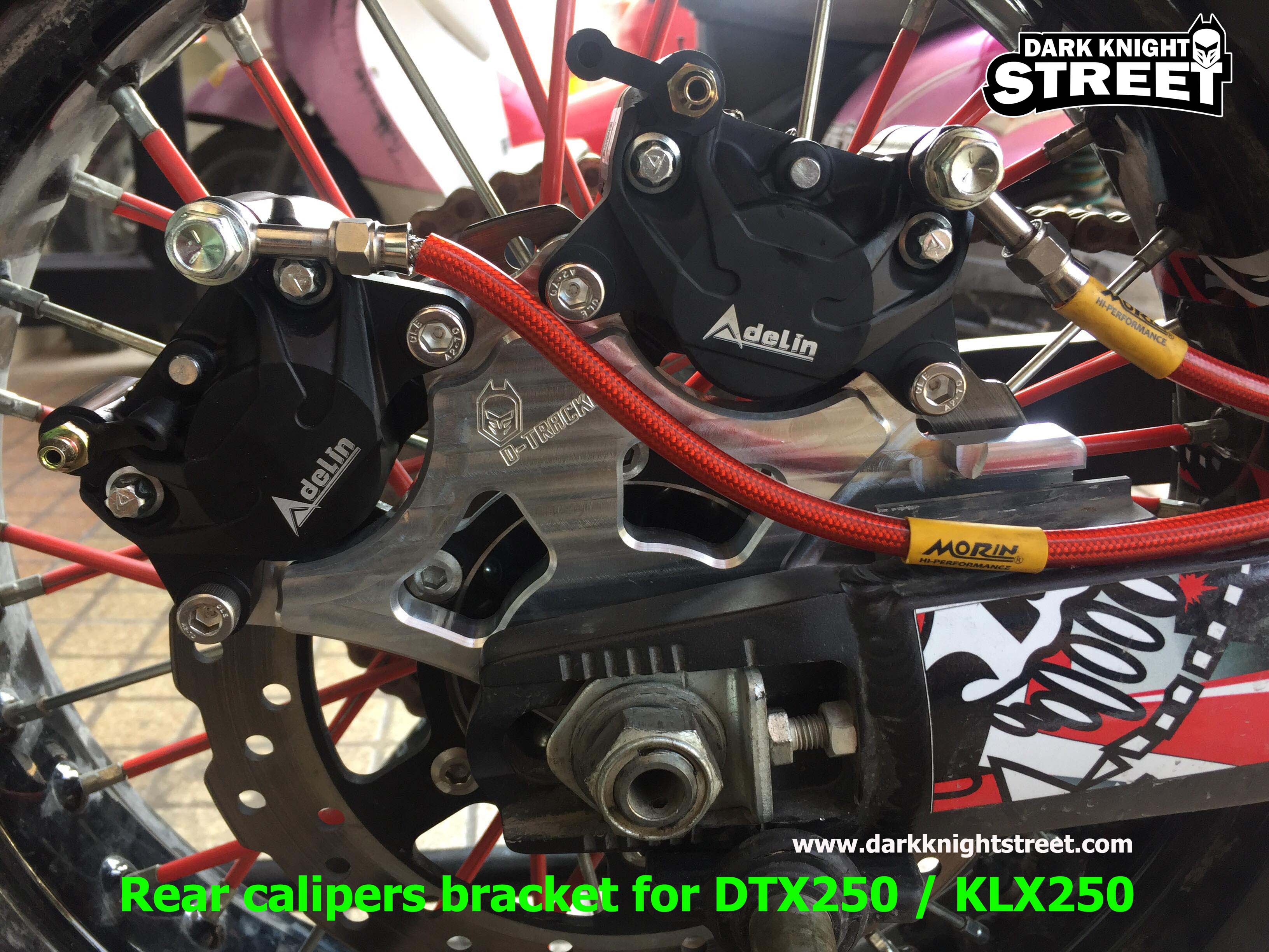 Rear calipers bracket for DTX250 / KLX250