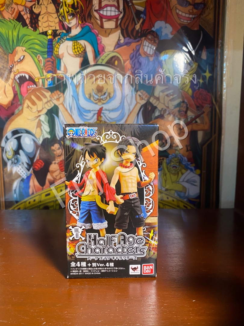 Ace Extra Version ของแท้ JP แมวทอง - Half Age Characters Bandai [โมเดลวันพีช]