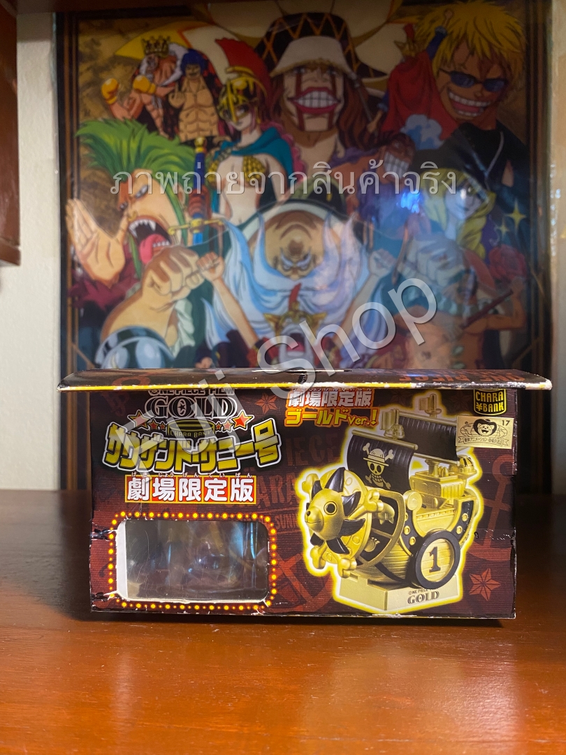 Thousand Sunny Film Gold ของแท้ JP แมวทอง - Chara Bank Megahouse [โมเดลเรือวันพีช]