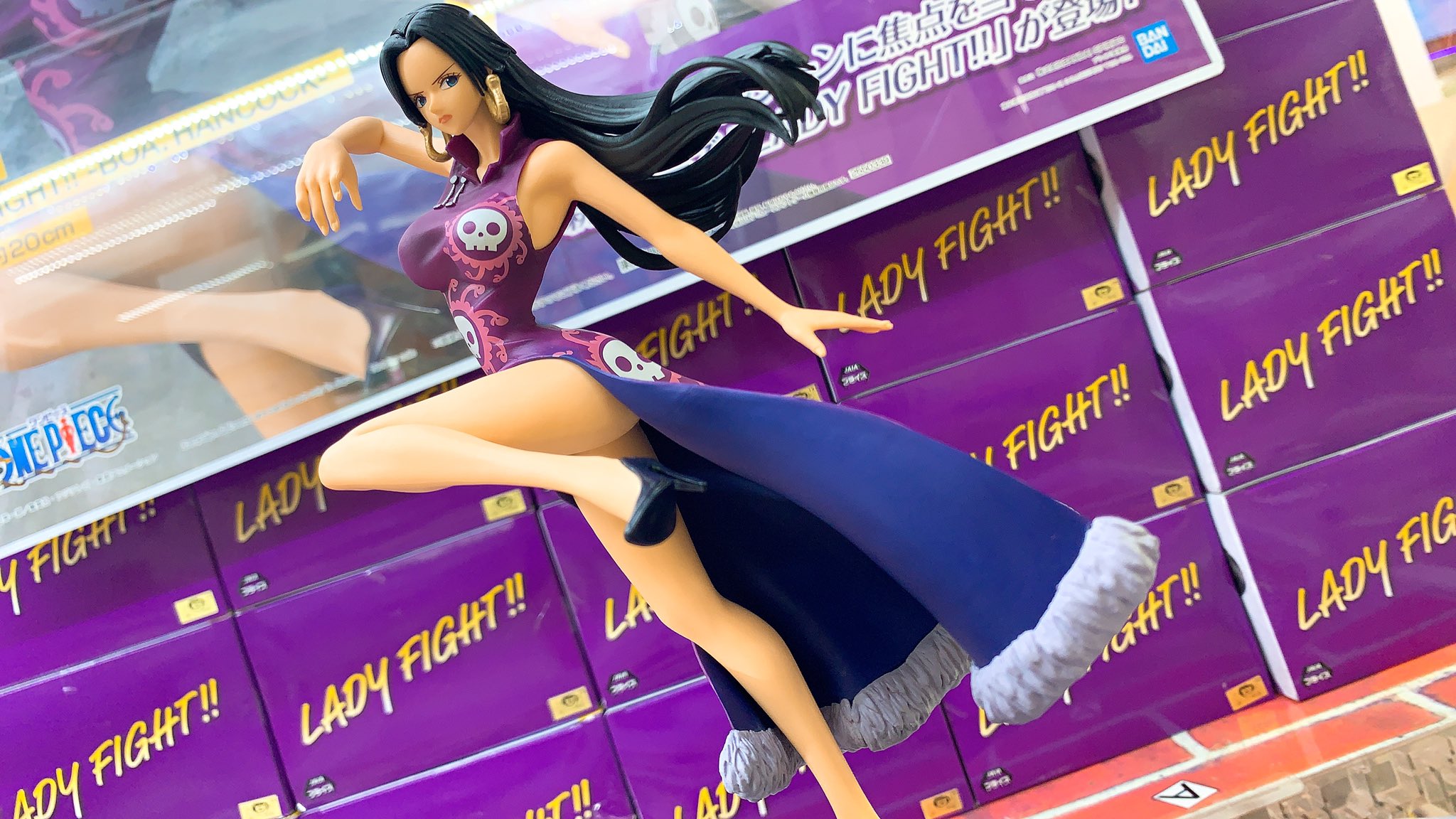 Boa Hancock ของแท้ JP แมวทอง - Lady Fight Banpresto [โมเดลวันพีช]
