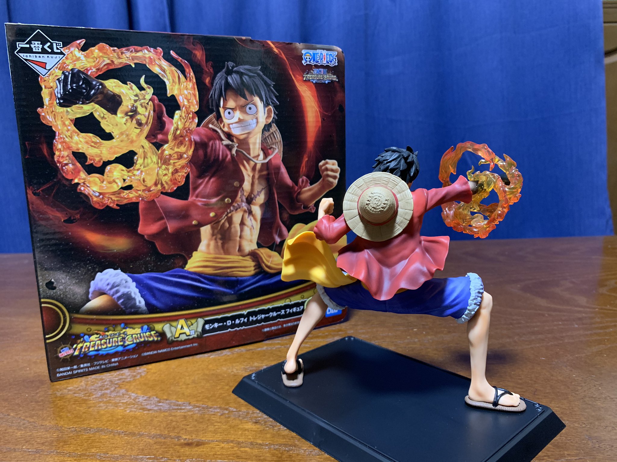 Luffy ของแท้ JP แมวทอง - Ichiban Kuji Banpresto [โมเดลวันพีช]