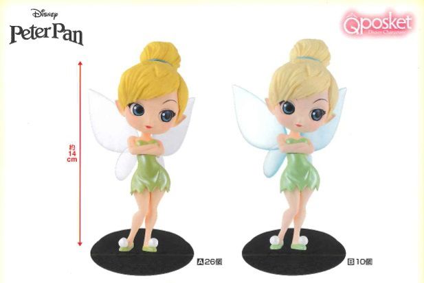 Tinker Bell - Pastel Color ของแท้ JP - Q Posket Banpresto [โมเดล Disney]