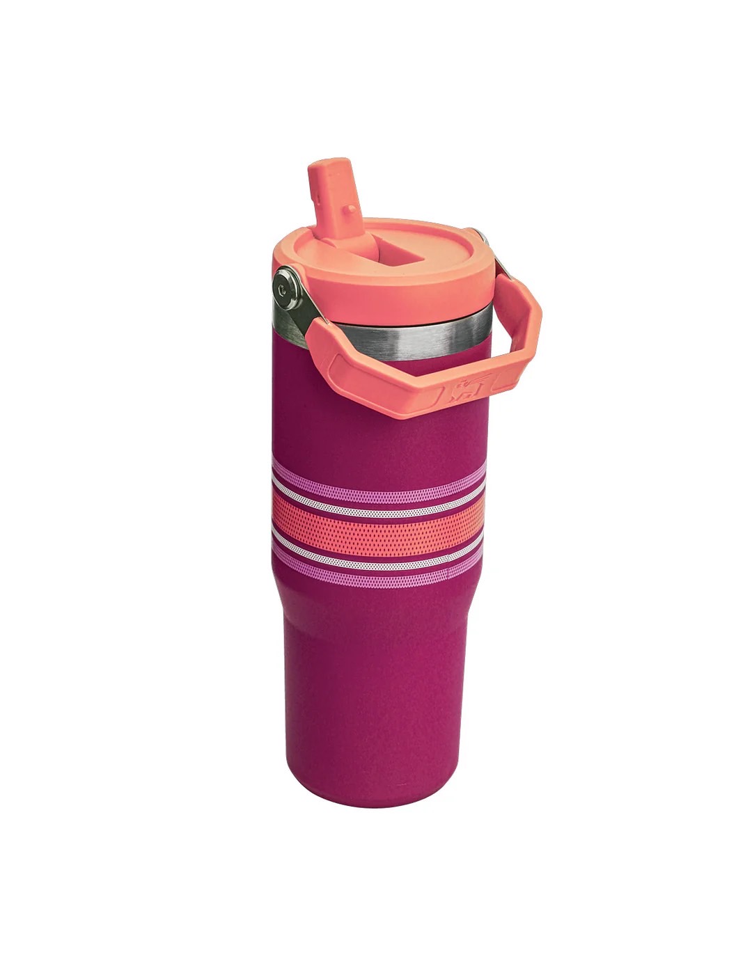 Varsity Iceflow™ Flip Straw Tumbler 30Oz Fucshia Mesh