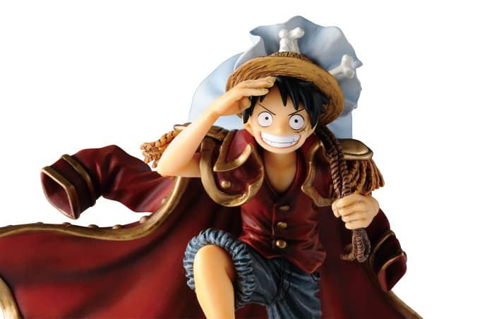 Luffy ของแท้ JP แมวทอง - Scultures Banpresto [โมเดลวันพีช]