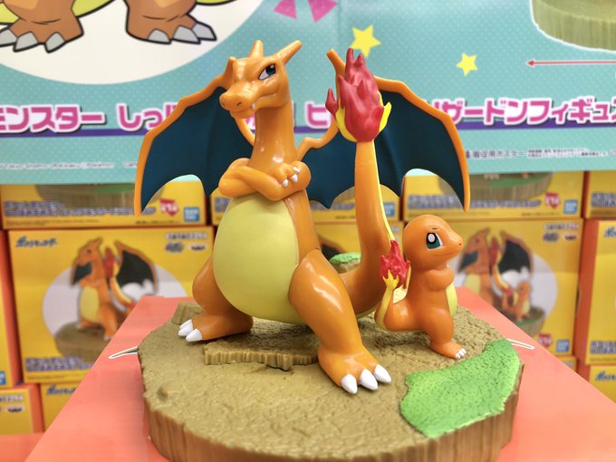 Charizard & Charmander ของแท้ JP - Banpresto [โมเดลโปเกมอน] (2 ตัว)