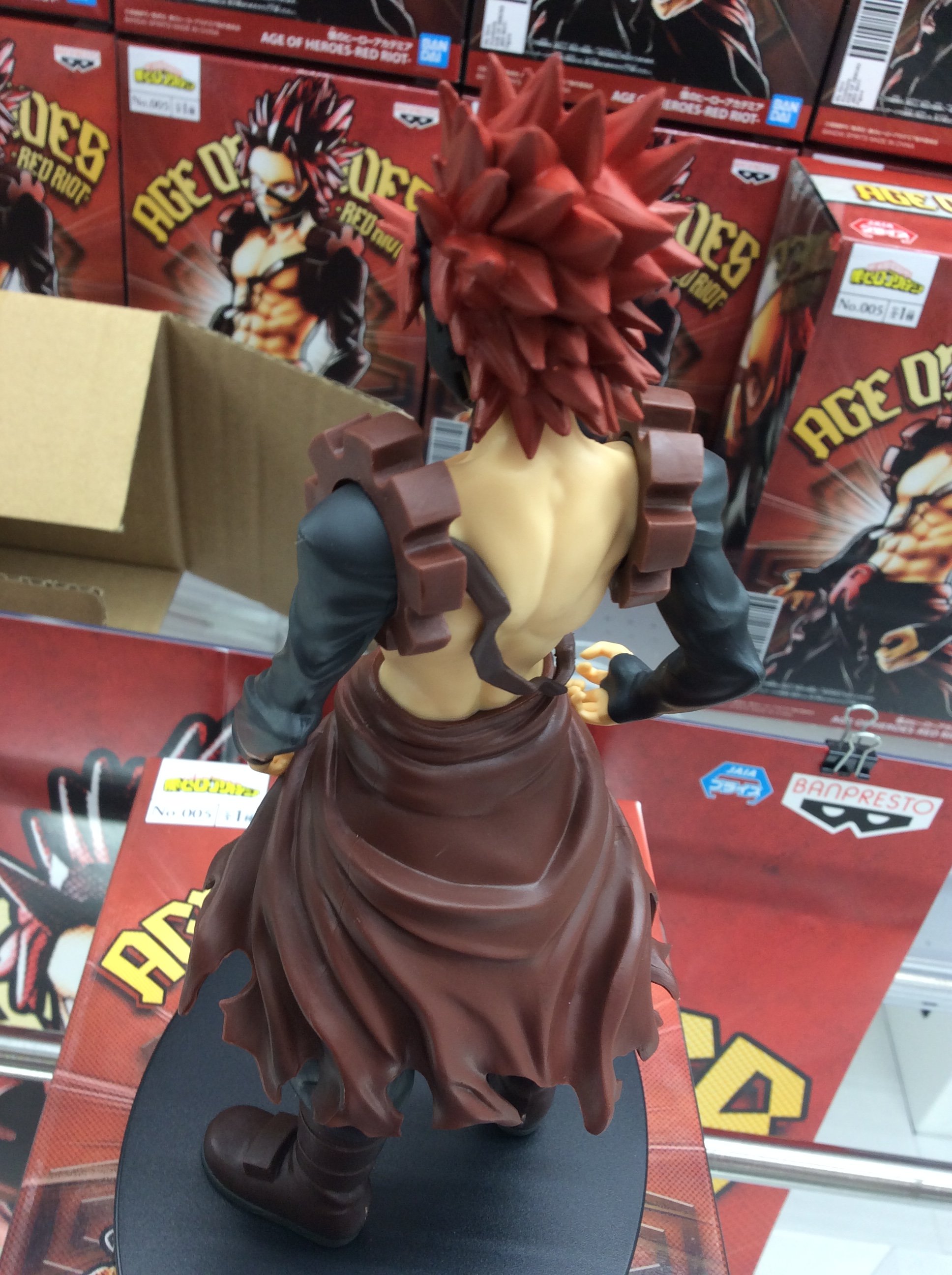 Kirishima ของแท้ JP - Age of Heroes Banpresto [โมเดล My Hero Academia]