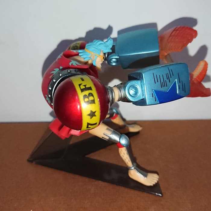 Franky ของแท้ JP แมวทอง - Attack Motions Bandai [โมเดลวันพีช]