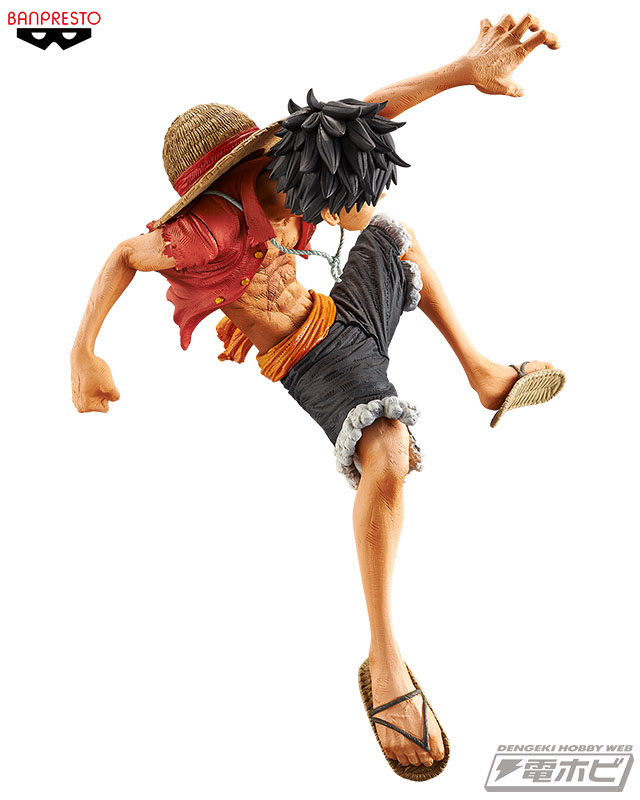 Luffy Stampede ของแท้ JP แมวทอง - King of Artist Banpresto [โมเดลวันพีช]