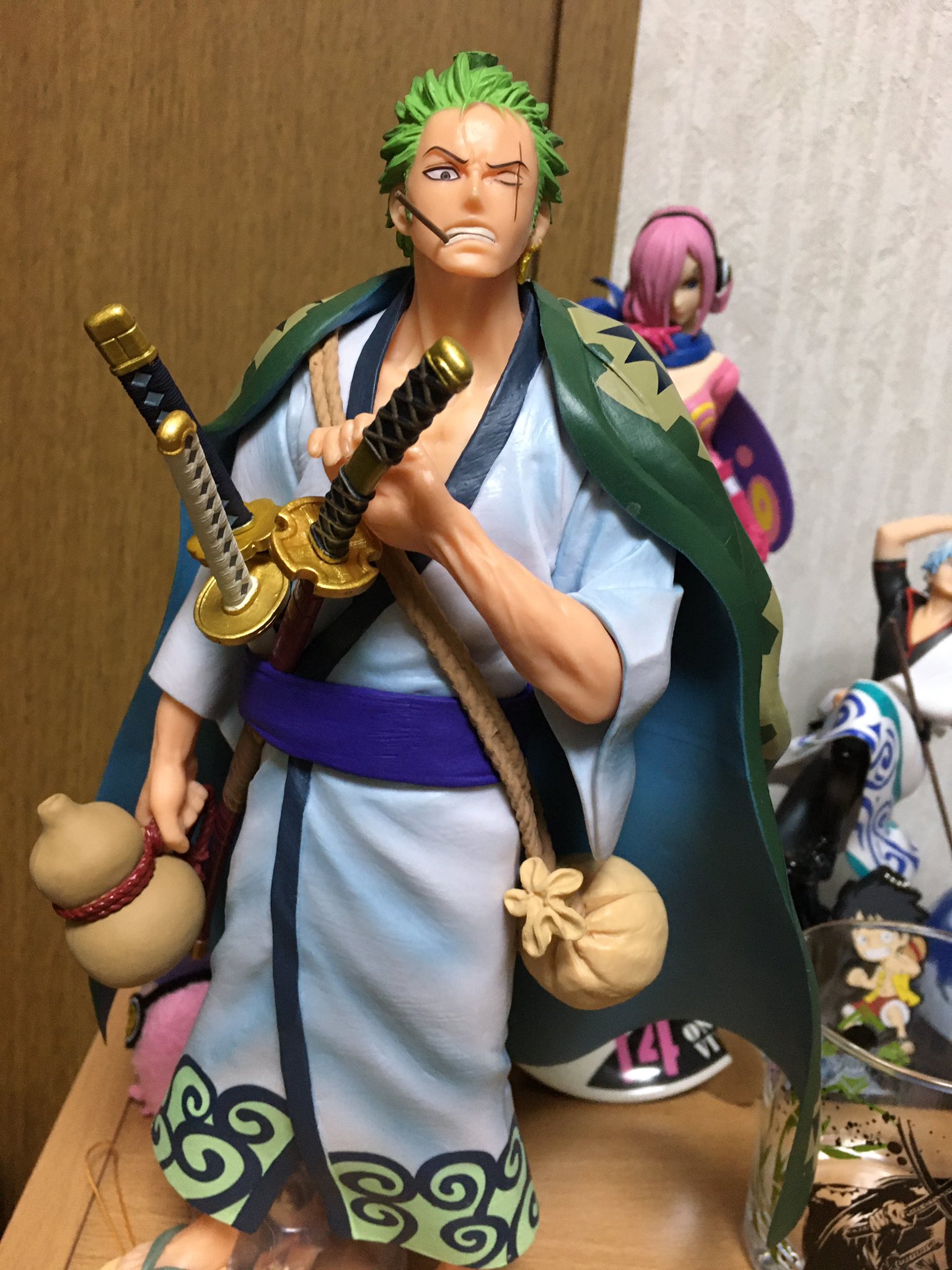 Zoro Wano ของแท้ JP แมวทอง - Ichiban Kuji Banpresto [โมเดลวันพีช]