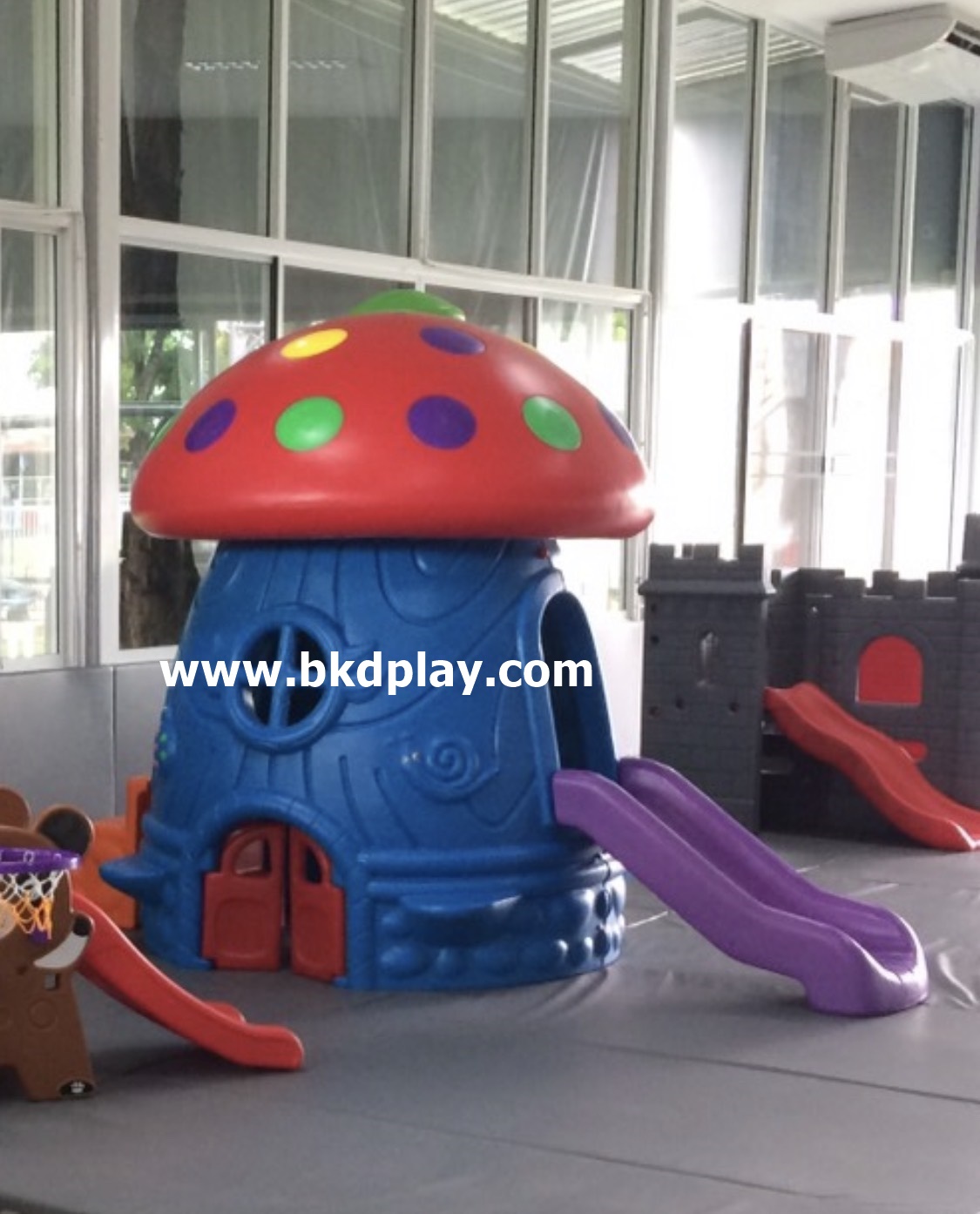 บ้านหลังคาเห็ด,ของเล่นเด็ก,พร้อมส่ง ราคาโรงงาน