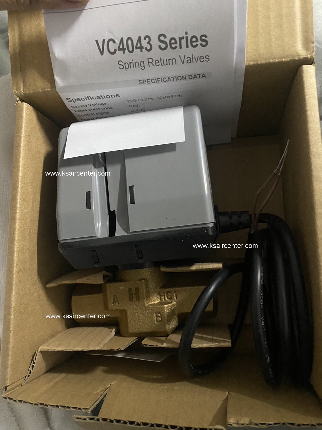 2-Way วาล์ว HONEYWELL VC 4043 (ชุด)